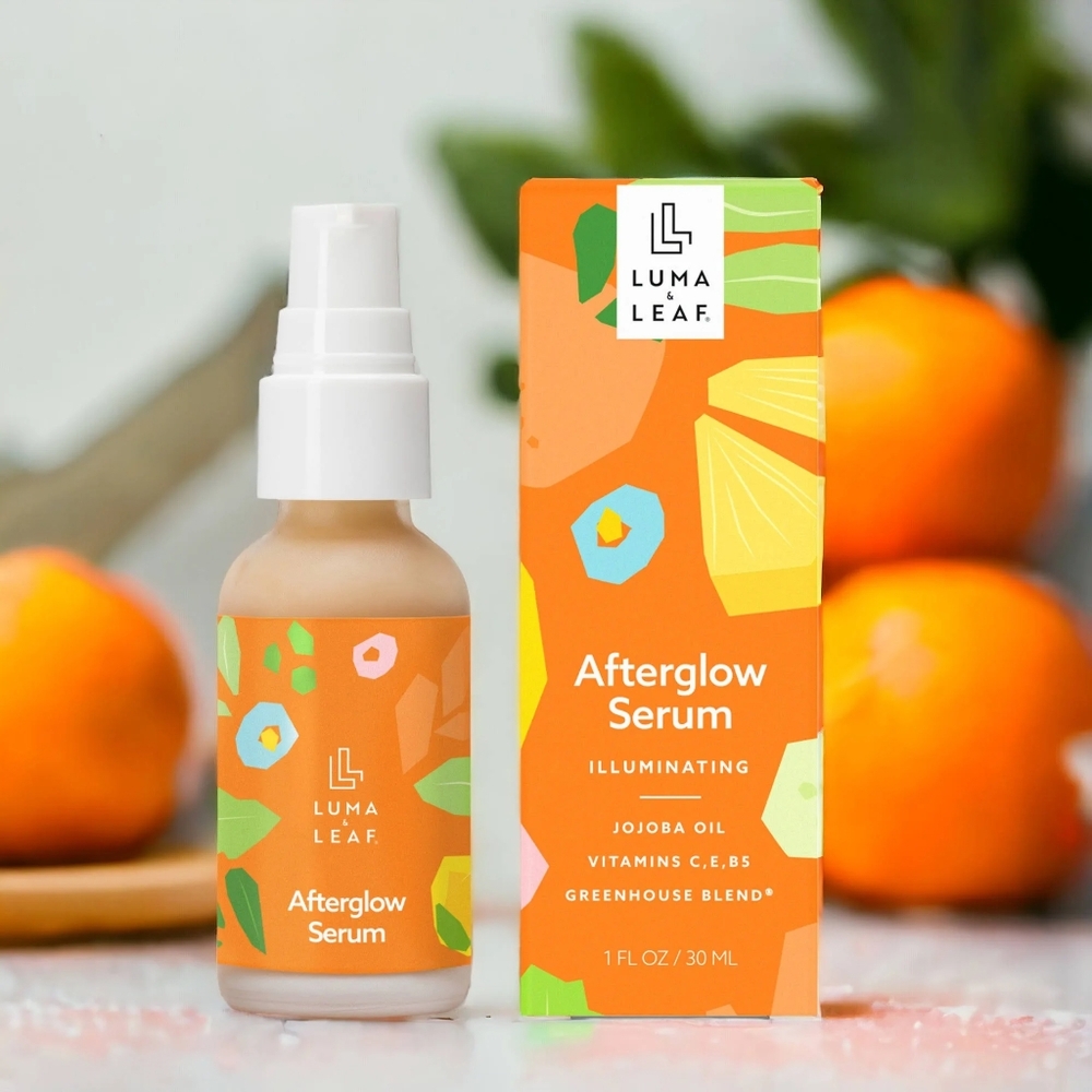 New Luma Leaf Afterglow serum